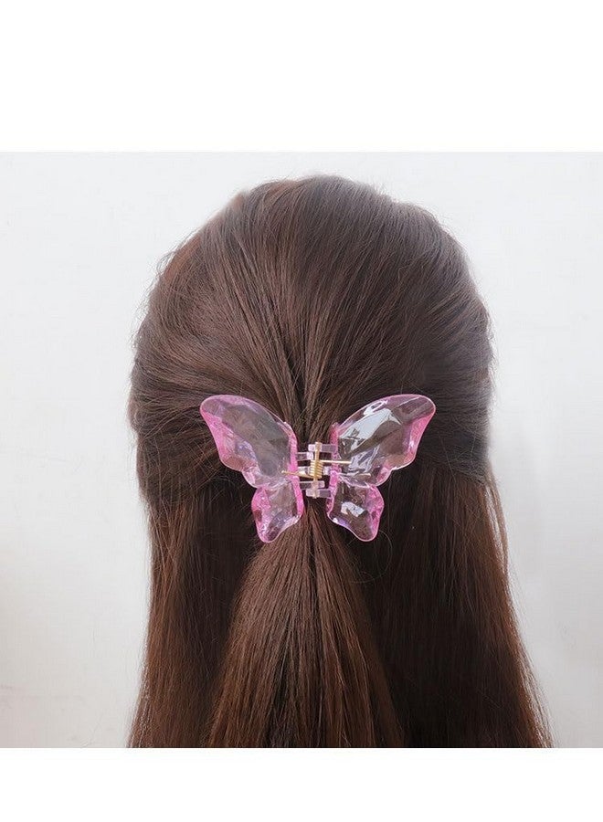 FICTIOUS Butterfly Hair Clips Butterfly Claw Clips Hair Clips For Women Hair Clips For Thick Hair Matte Hair Clips Medium Hair Clips Big Butterfly Clips For Women Cute Hair Clips (6 pc, Multi Color) - Image 2