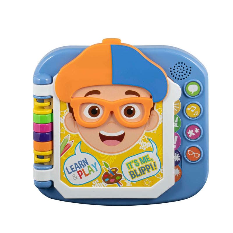 eKids Blippi Book, Toddler Toys with Built-in Preschool Learning Games, Educational Toys for Toddler Activities for Fans of Blippi Toys and Gifts(Multi Color) - Image 1