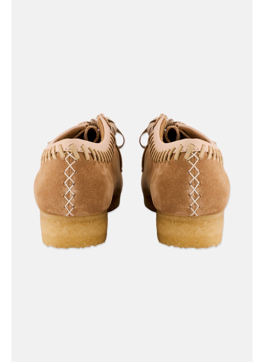 clarks - Men Lace Up Casual Shoes, Tan - Image 1