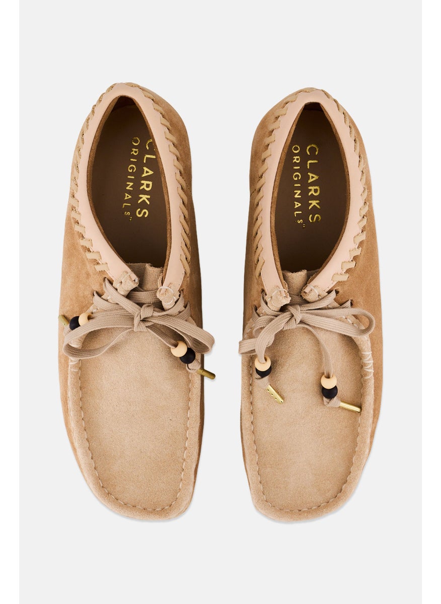clarks - Men Lace Up Casual Shoes, Tan - Image 1