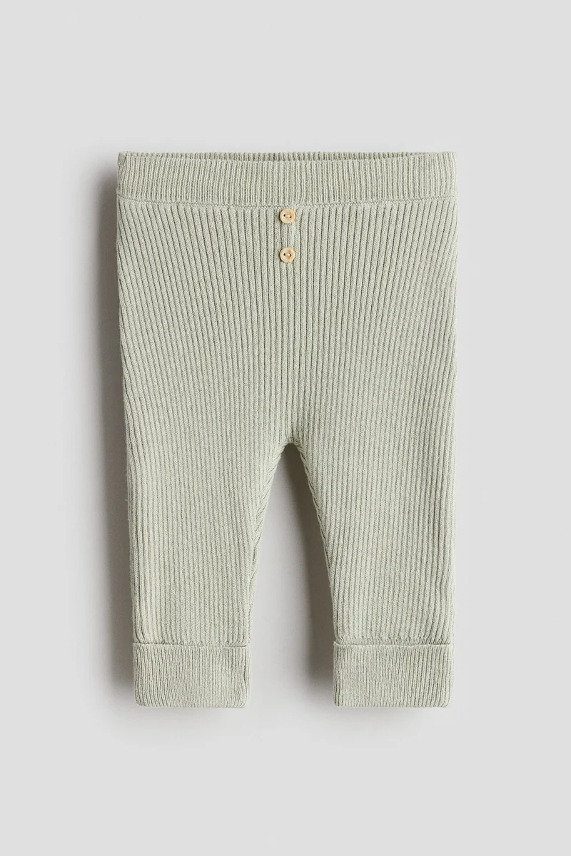 H&M Rib-knit trousers