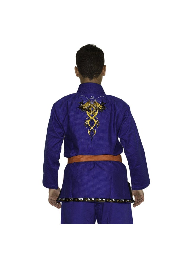 Tatsu TATSU ULTIMATE LIGHT BJJ GI KID BLUE M3 - Image 2