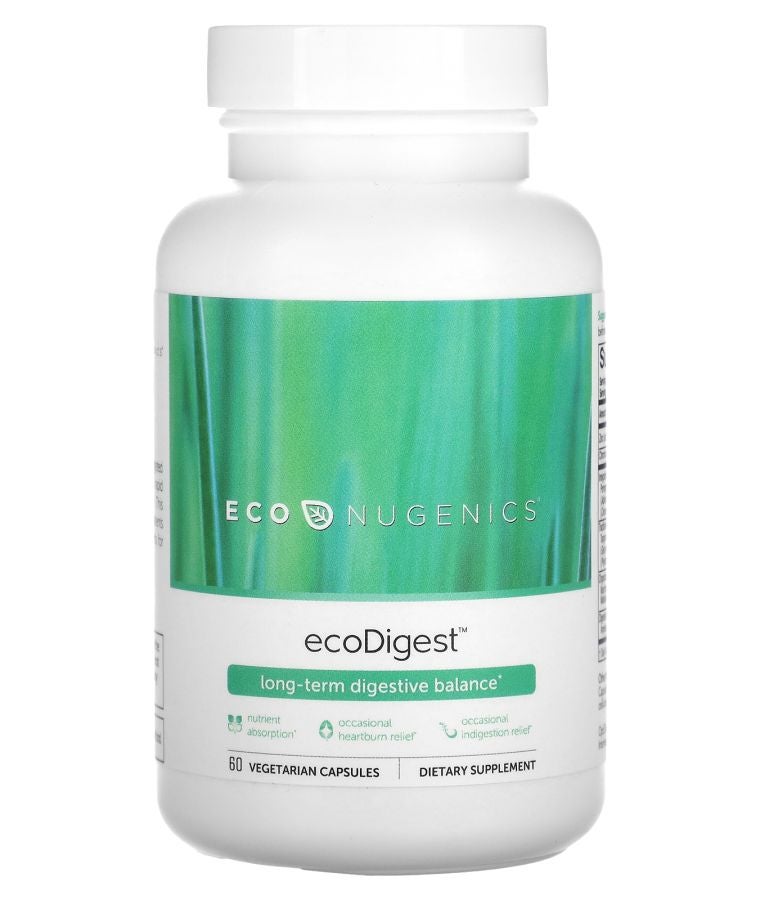 ecoDigest Long-Term Digestive Balance 60 Vegetarian Capsules