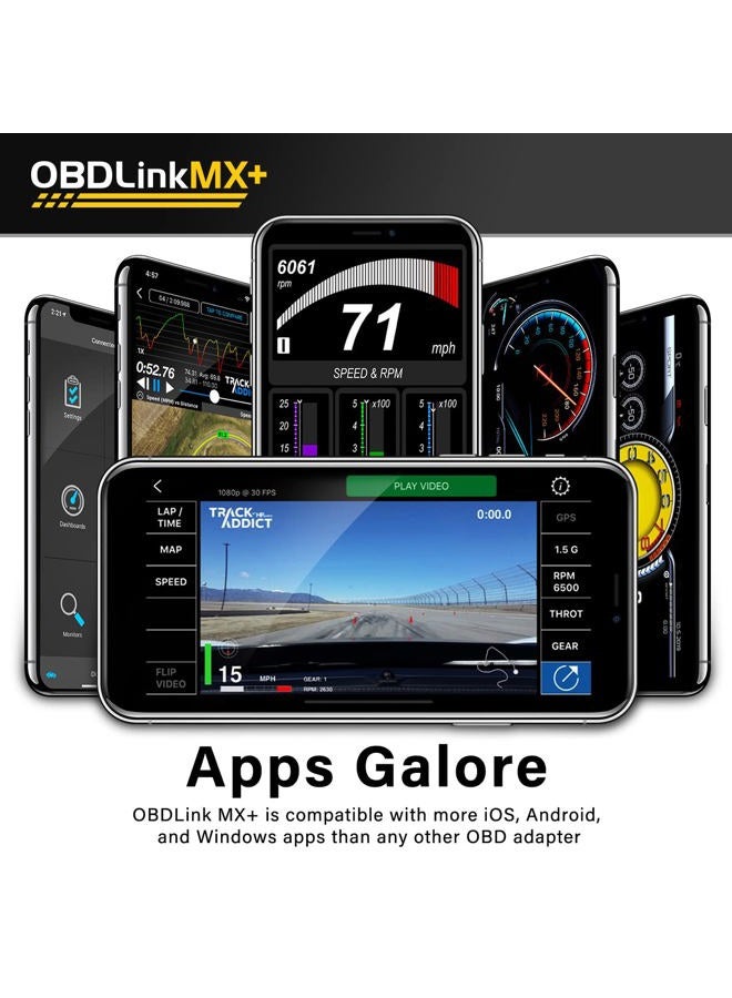 OBDLink MX+ OBD2 Bluetooth Scanner for iPhone, Android, and Windows - Image 4