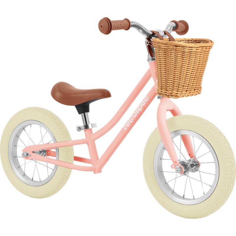 Retrospec Baby Beaumont Kids Balance Bike for Toddlers No Pedals Cushioning Air Filled Tires for Boys and Girls Ages 18 Months 3 Years with Adjustable Seat Height
