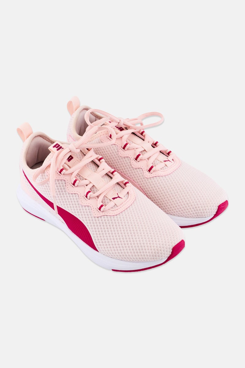 PUMA أحذية تدريب بنات الأطفال سوفترايد كروز مزودة بأربطة، وردي - Image 2