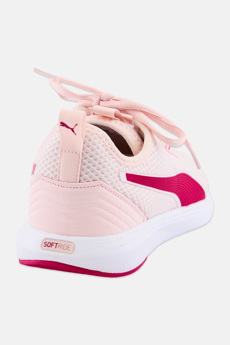 PUMA أحذية تدريب بنات الأطفال سوفترايد كروز مزودة بأربطة، وردي - Image 4