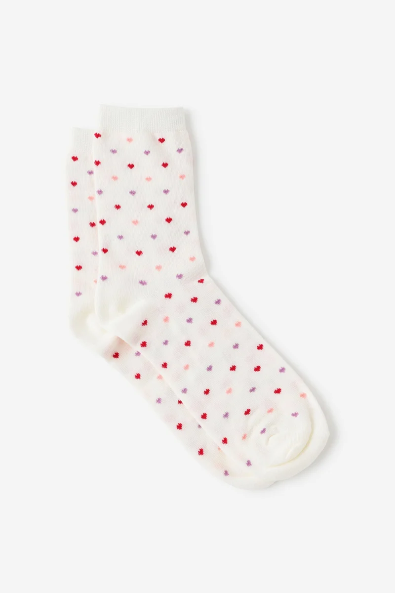 Typo Mid Crew Socks