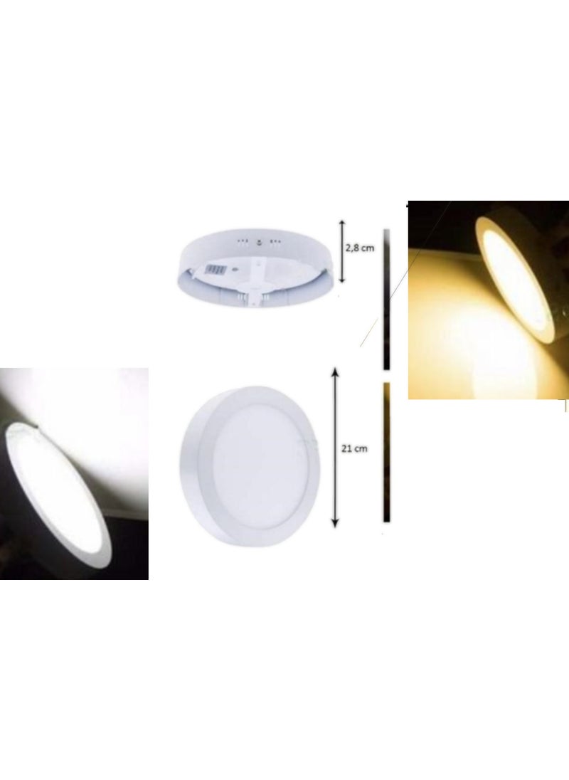 CATA 24 Watt Surface Mounted Panel LED Luminaire White Light CT-5271 White  - Image 3