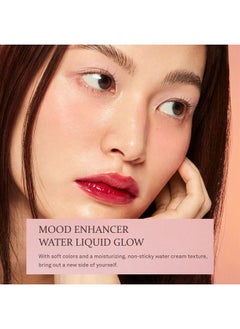HINCE Mood Enhancer Water Liquid Glow - Non-Sticky & Waterproof Lip Stain for Women - Long Wearing Lip Gloss for Natural and Glass Glow - Moisturizing Liquid Makeup, 0.16 fl.oz. (INFLUENCE)  - Image 2