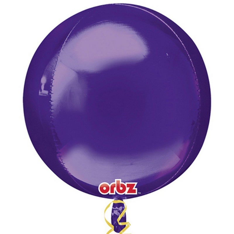 Amscan Anagram International Orbz Purple Flat Balloon 16 Multicolor