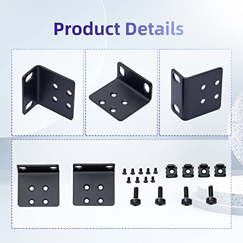 PhyinLan 19" Rack Mount Kit for 17.3 inch Wide Switches, Compatible with Select Buffalo Tech, Dell, Cisco, D-Link, NETGEAR, Linksys and TRENDnet Products - Image 5