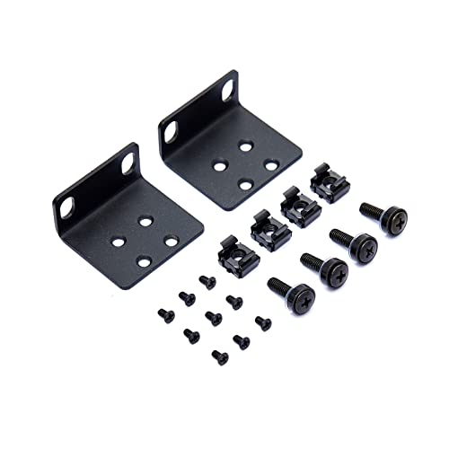 PhyinLan 19" Rack Mount Kit for 17.3 inch Wide Switches, Compatible with Select Buffalo Tech, Dell, Cisco, D-Link, NETGEAR, Linksys and TRENDnet Products - Image 1