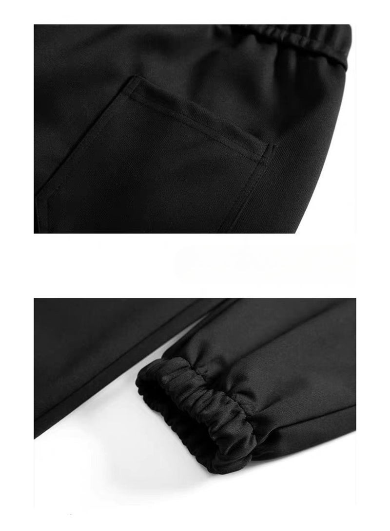LEE Leisure Sports Suit Cardigan Hooded Sweatshirt Sweatpants Two-piece Set  - Image 3