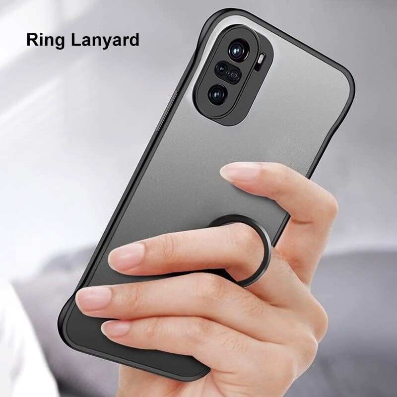 REALCASE Xiaomi 11X / Mi 11X Pro Back Cover Case | Slim Translucent Frameless Matte Hard Skin TPU Shock Proof Bumper Back Cover Case for Xiaomi Mi 11X / Mi 11X Pro 5G (F-Black) - Image 2