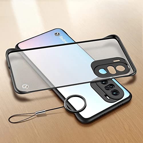 REALCASE Xiaomi 11X / Mi 11X Pro Back Cover Case | Slim Translucent Frameless Matte Hard Skin TPU Shock Proof Bumper Back Cover Case for Xiaomi Mi 11X / Mi 11X Pro 5G (F-Black) - Image 1