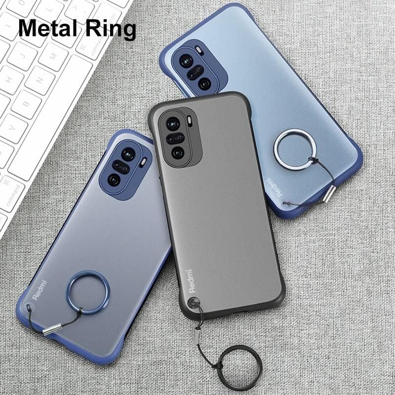 REALCASE Xiaomi 11X / Mi 11X Pro Back Cover Case | Slim Translucent Frameless Matte Hard Skin TPU Shock Proof Bumper Back Cover Case for Xiaomi Mi 11X / Mi 11X Pro 5G (F-Black) - Image 5