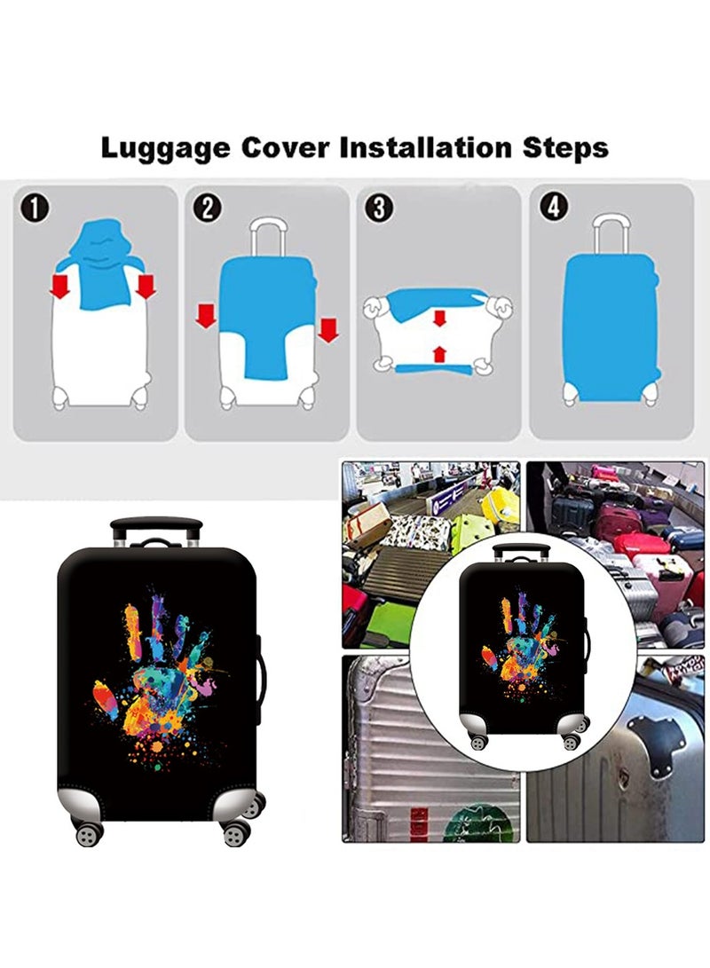 HomarKet Travel Luggage Cover Washable Suitcase Cover Suitcase Protector Anti-scratch Suitcase Cover Fits 18-32 Inch Luggage - Image 2