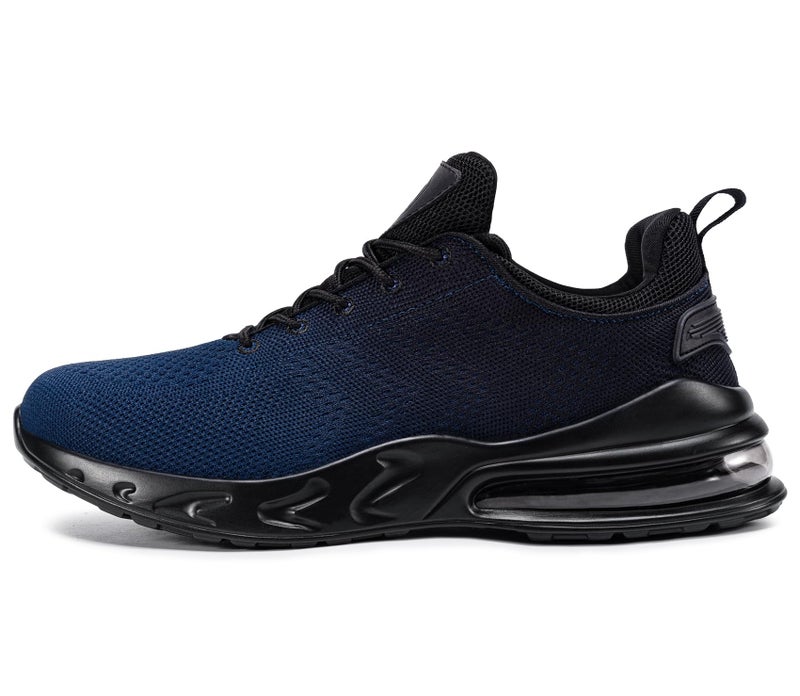 LARNMERN Men Non Slip Work Sneakers Water Resistant Food Service Zapatos Trabajo Antideslizantes Walking Shoes Waterproof Shoes Slip-on, Beacon Blue 8.5 - Image 5
