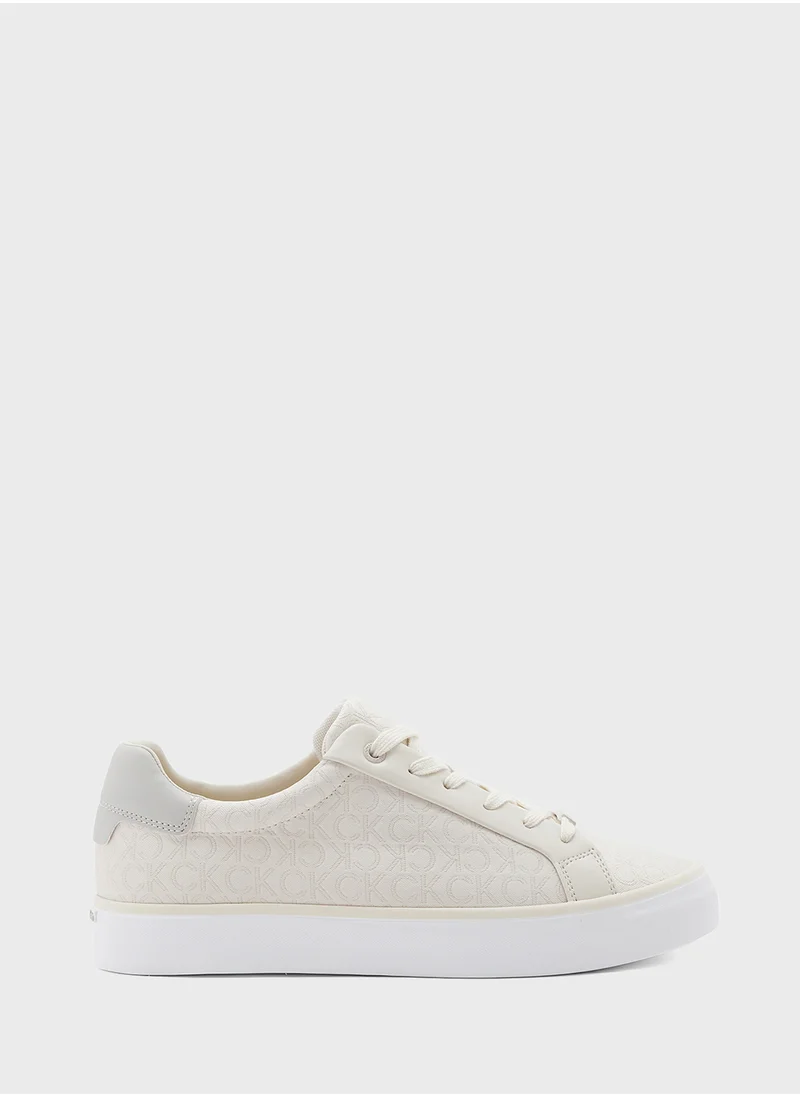 كالفن كلاين VULCANISED JACQUARD LACE UP TRAINERS