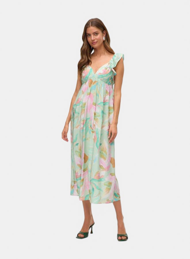 VERO MODA VERO MODA Womens Josie Sleeveless Ankle Frill Dress  - Image 1