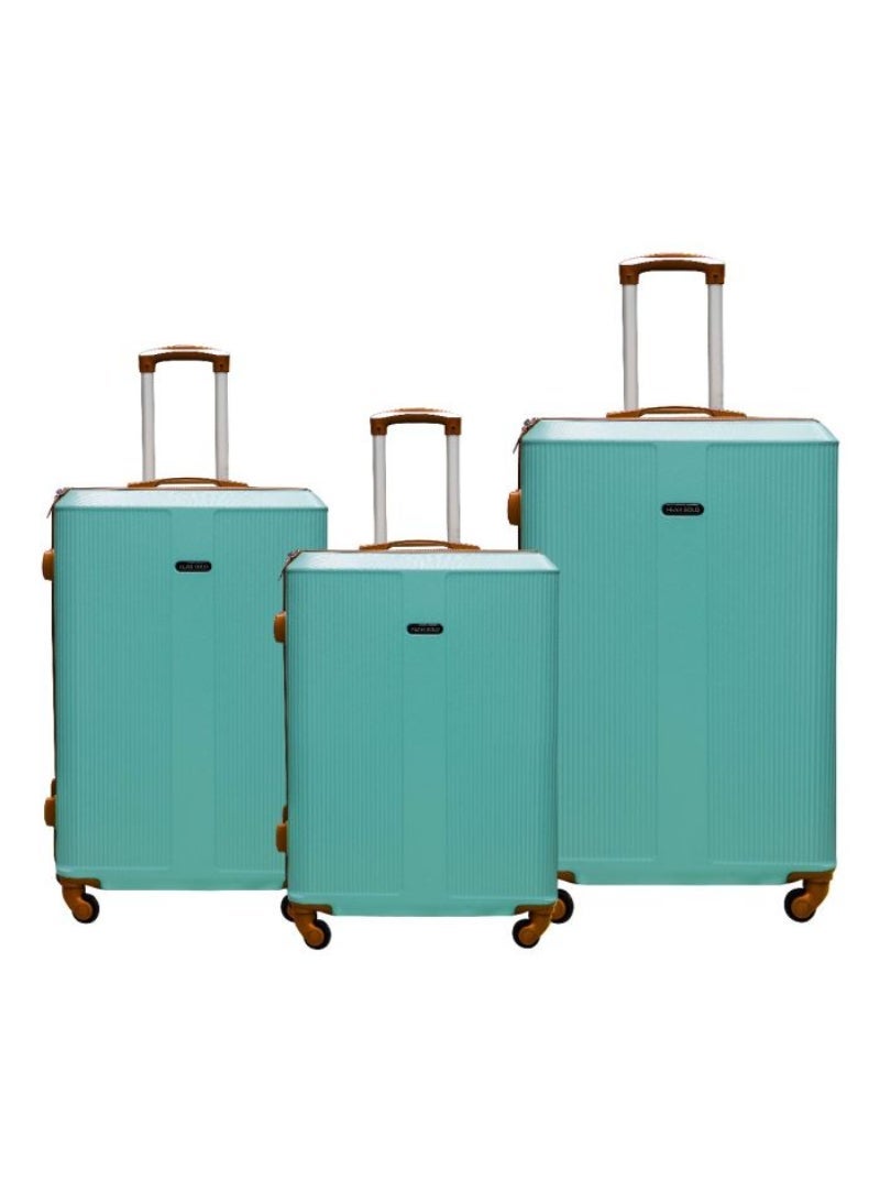 Solo Feah Solo Abs 3 Piece Luggage Set For Every Journey