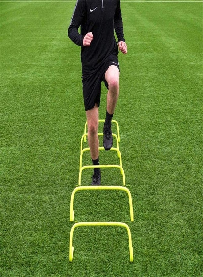 Forgesy (Yellow) - Pack of 6 Agility Hurdles for Field Training and Speed Coordination, - Image 4