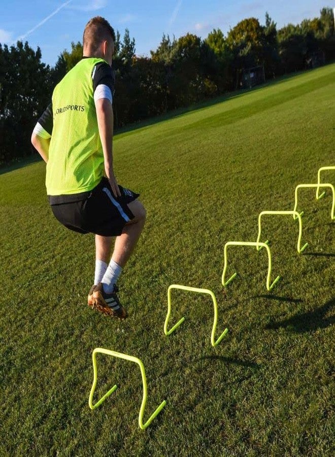 Forgesy (Yellow) - Pack of 6 Agility Hurdles for Field Training and Speed Coordination, - Image 5