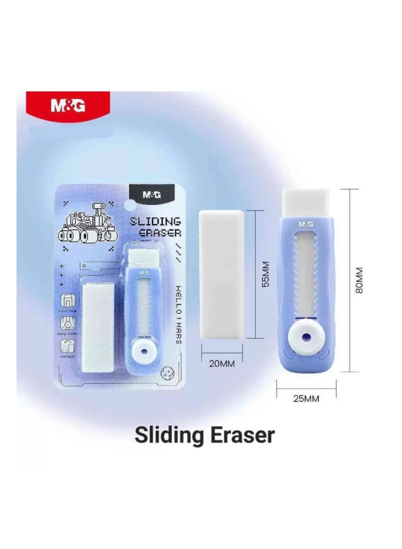 M&G Chenguang Sliding Retractable Push Eraser With Refill - No:AXPQ4272 - Image 1