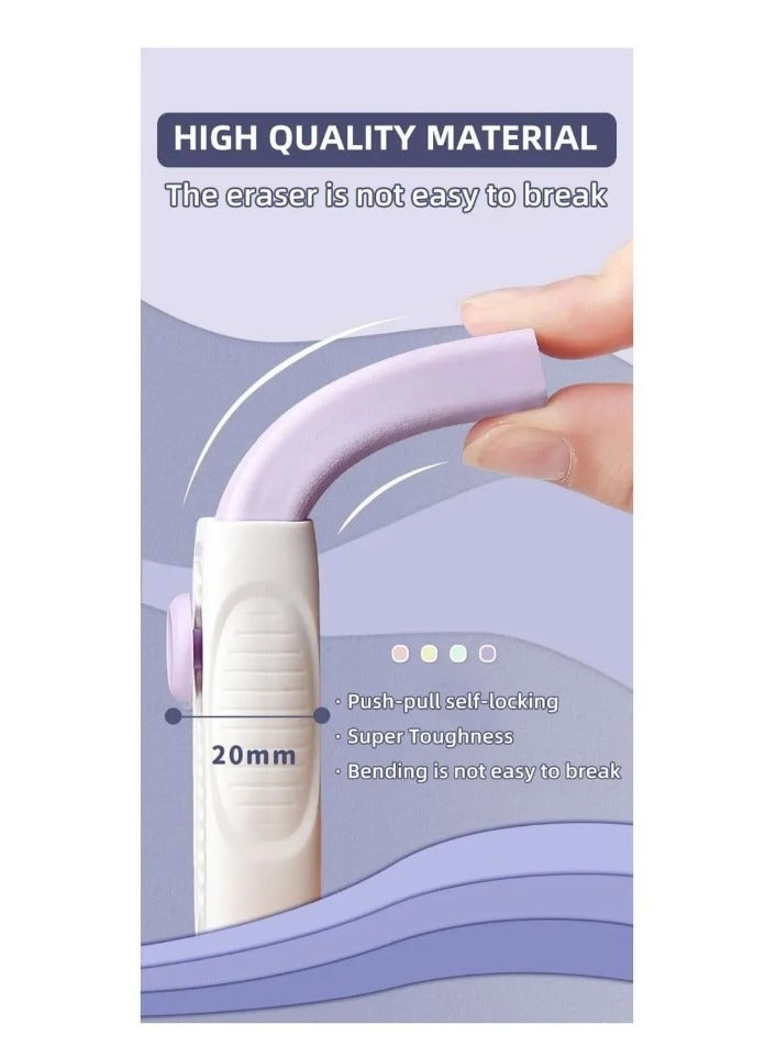 M&G Chenguang Sliding Retractable Push Eraser With Refill - No:AXPQ4272 - Image 2