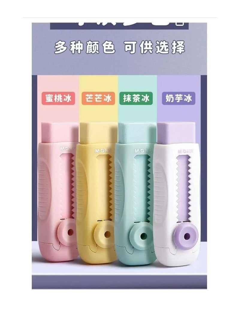 M&G Chenguang Sliding Retractable Push Eraser With Refill - No:AXPQ4272 - Image 5