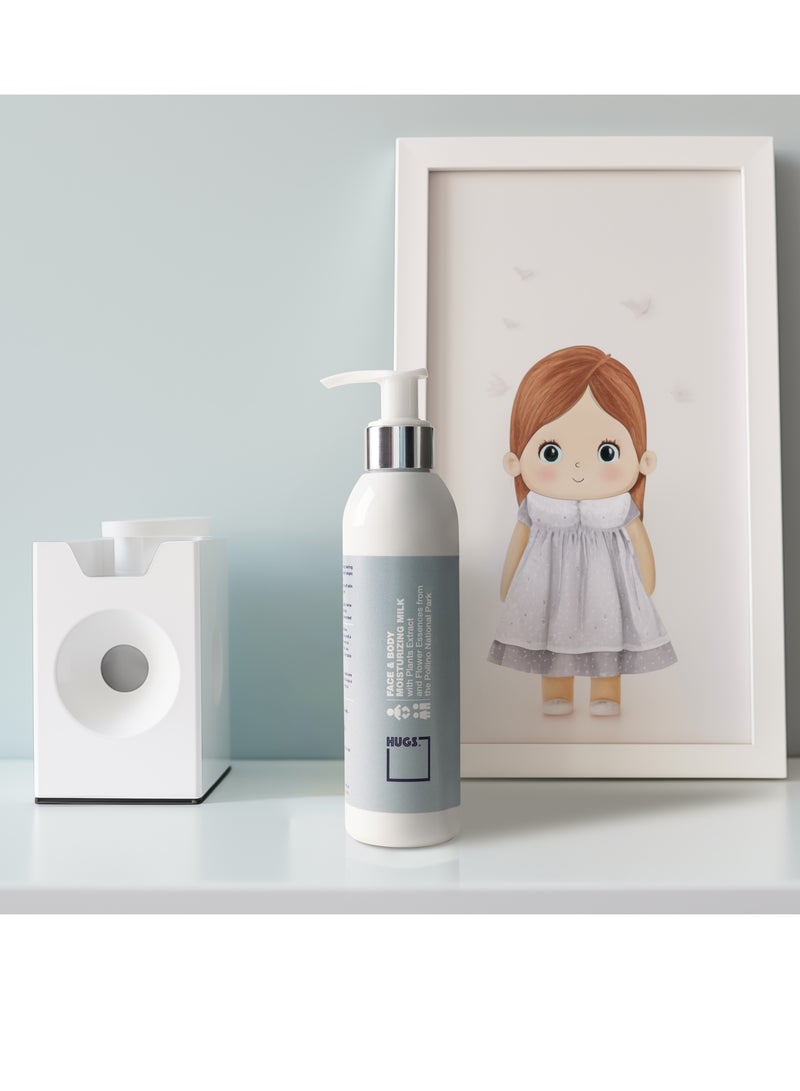 HUGS DISTRICT HUGS Face & Body Moisturizing Milk- Moisture Lotion Body and Face Moisturizer for Dry Skin, Body Cream with Milk Protein Whitening formula Full Body Skin Lotion For Dark Skin Care 200 ml/6.76fl.oz - Image 5