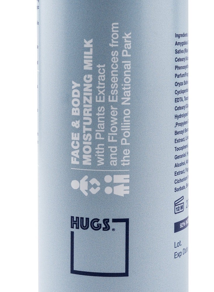 HUGS DISTRICT HUGS Face & Body Moisturizing Milk- Moisture Lotion Body and Face Moisturizer for Dry Skin, Body Cream with Milk Protein Whitening formula Full Body Skin Lotion For Dark Skin Care 200 ml/6.76fl.oz - Image 4