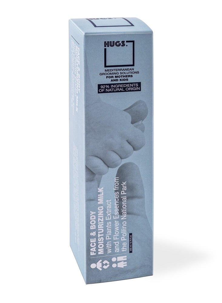 HUGS DISTRICT HUGS Face & Body Moisturizing Milk- Moisture Lotion Body and Face Moisturizer for Dry Skin, Body Cream with Milk Protein Whitening formula Full Body Skin Lotion For Dark Skin Care 200 ml/6.76fl.oz - Image 3