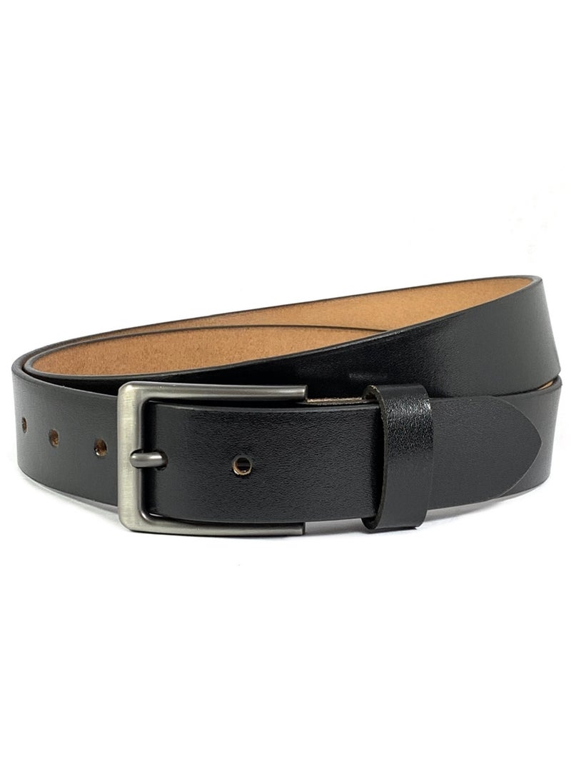 Classic Milano Genuine Leather Belt for Men – Formal & Semi-Casual Men's Belts | Stylish Party Wear Man Belt | Durable Leather Belt for Casual Outfits & Gifts - Image 1