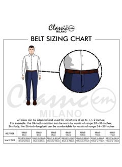 Classic Milano Classic Milano Genuine Leather Belt for Men – Formal & Semi-Casual Men's Belts | Stylish Party Wear Man Belt | Durable Leather Belt for Casual Outfits & Gifts  - Image 5