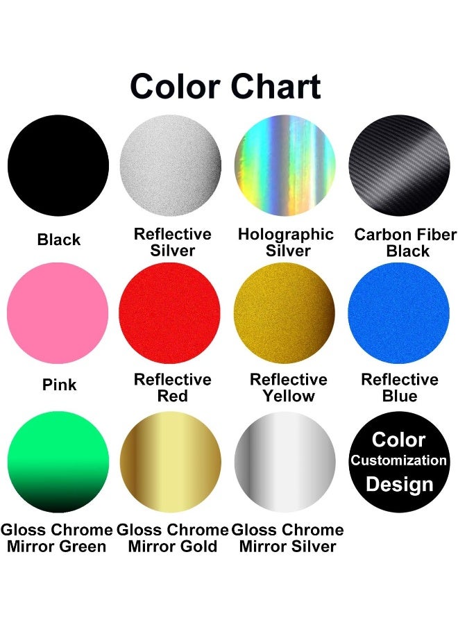 HungMieh Skull Stickers and Decals for Car Windows Doors and Trucks, 3D Skull Decals and Signs for Car Styling, Laser Skull Bumper Stickers for Car Decor, Holographic Silver, 6.97" - Image 4