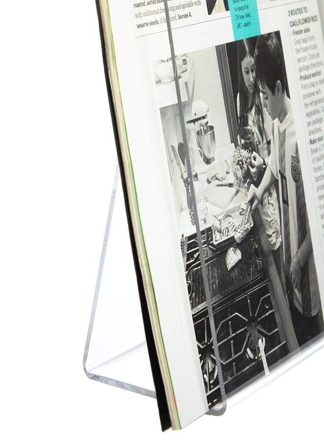 EHKO Clear Acrylic Cookbook Holder, Kitchen Display Stand (12.3 x 8.8 x 3 in) - Image 4