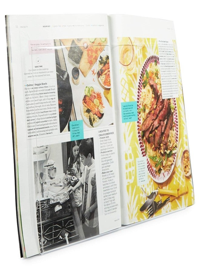 EHKO Clear Acrylic Cookbook Holder, Kitchen Display Stand (12.3 x 8.8 x 3 in) - Image 3