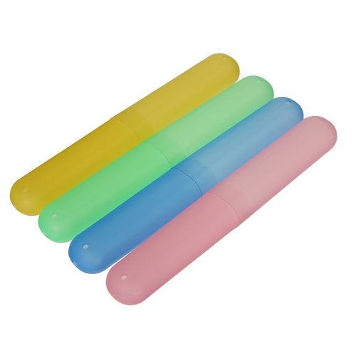 Inditradition 4 Piece Plastic Travel Bathroom Toothbrush Holder - Image 4