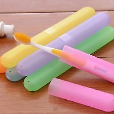 Inditradition 4 Piece Plastic Travel Bathroom Toothbrush Holder - Image 3