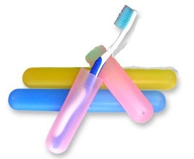Inditradition 4 Piece Plastic Travel Bathroom Toothbrush Holder - Image 2