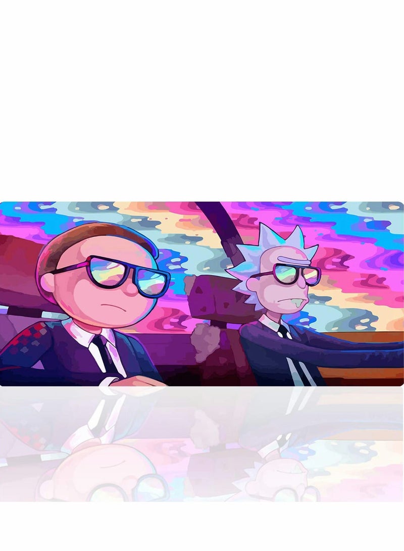 general Large Gaming Mouse Pad with Stitched Edges, Extended Mousepad Superior Micro-Weave Cloth, Non Slip Base, Water Resist Keyboard Pad, Desk Mat for Gamer, Office Home(90x40cm) - Image 1