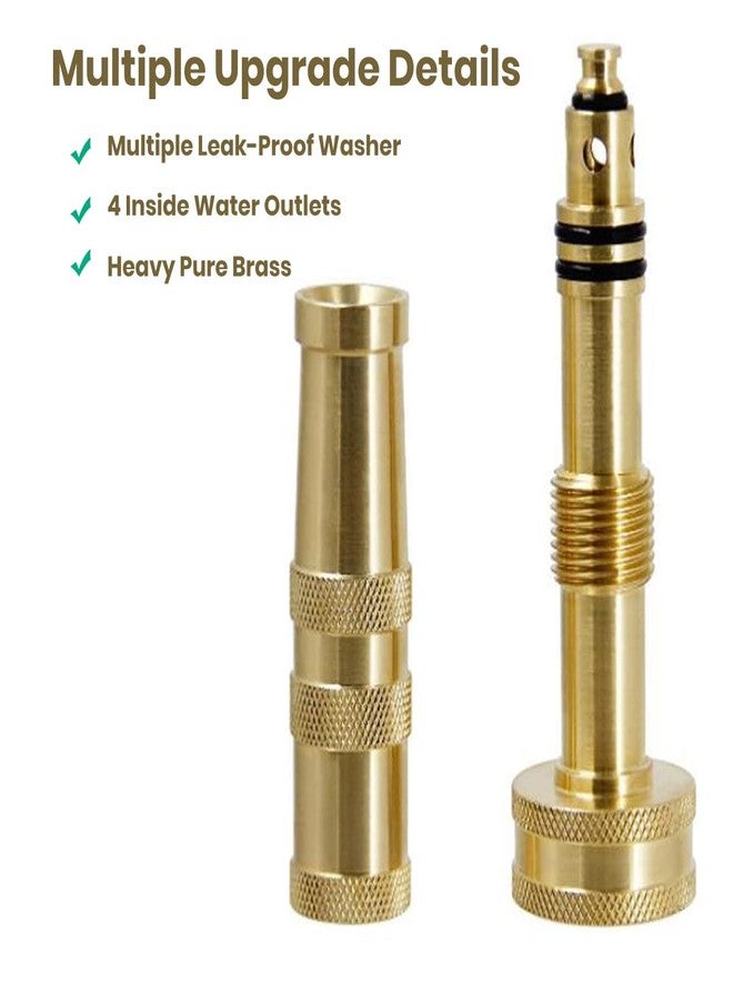 Ustope Garden Hose Nozzle, High Pressure Water Hose Nozzle Sprayer Head,fits 3/4” Garden Hose Thread,for Lawn & Garden,Washing Cars,Watering Garden,Cleaning,Showering Dogs&Pets（Brass） - Image 3