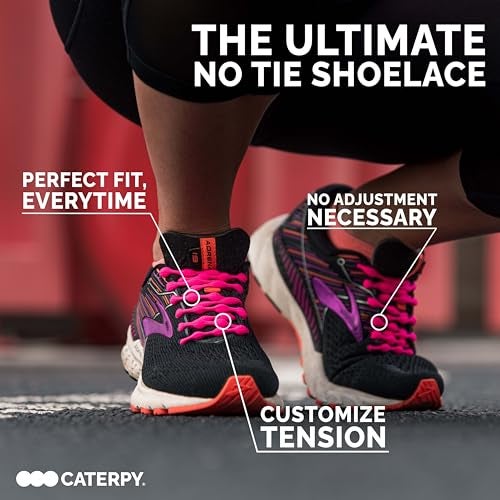 Caterpy Run - The Ultimate Elastic No Tie Shoelaces for Adults and Kids (Standard: 30in / 75cm, Tropical Blue) - Image 2