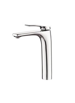 DANUBE HOME Milano Nico Art Basin Mixer With Pop Up Waste Brass Tall Basin Mixer for Toilets Bathroom Lavatory Chrome – Made In China  - Image 1