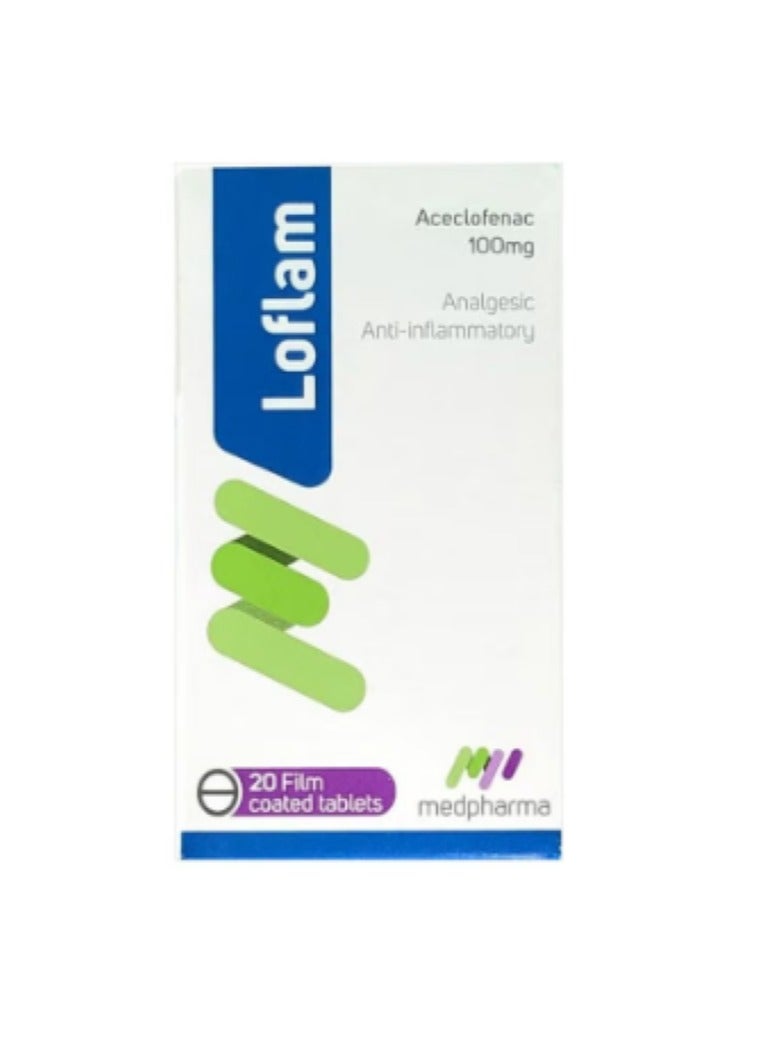 Medpharma Loflam 100Mg Tab 20'S