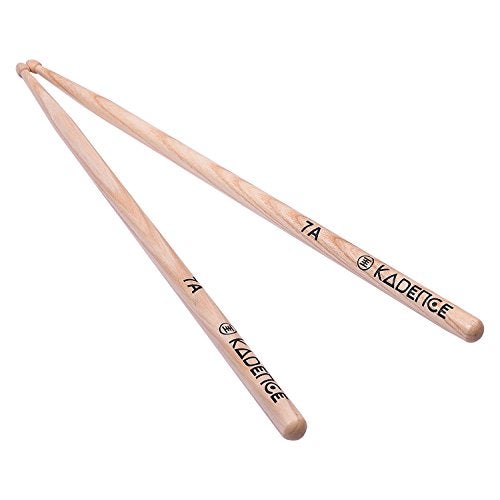 Kadence Classic Drum Sticks Hickory Wood, Wooden Tip For Kids, Begginers and Adults (7A) - Image 4