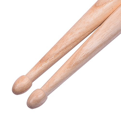 Kadence Classic Drum Sticks Hickory Wood, Wooden Tip For Kids, Begginers and Adults (7A) - Image 3