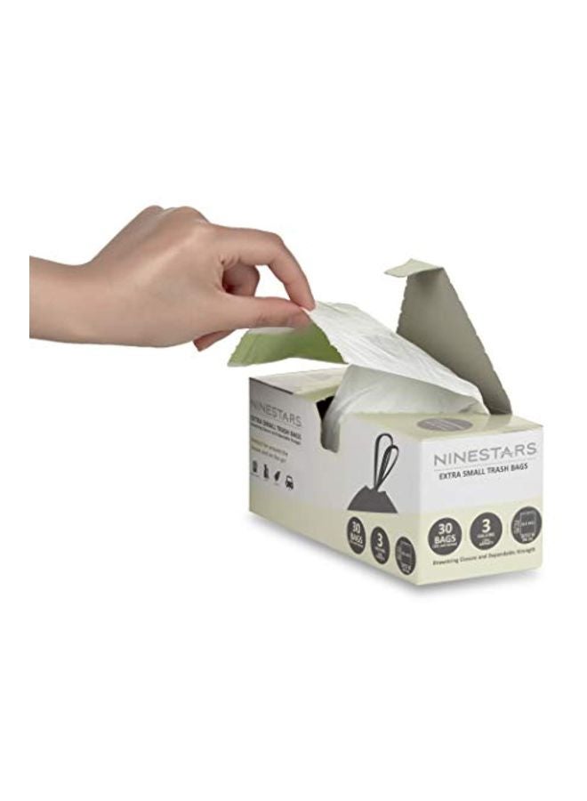Ninestars 30-Piece Drawstring Closure Trash Bag - Image 2